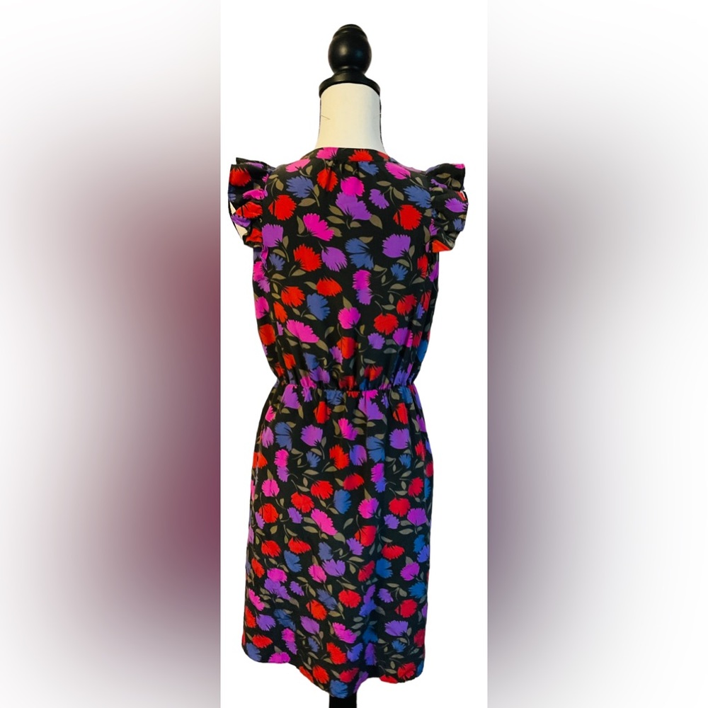 Women’s JCrew Midi Silk Dress Size 4 - Picture 2 of 4